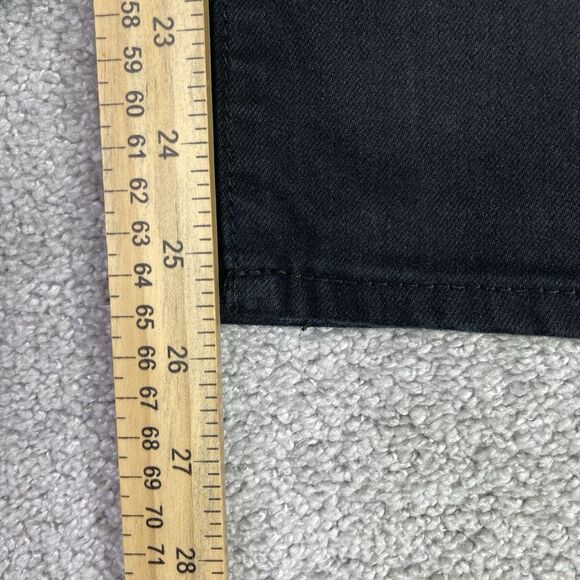 NYDJ Margot Girlfriend Jeans Black Size 10 Petite Lift Tuck Stretch - Picture 11 of 13